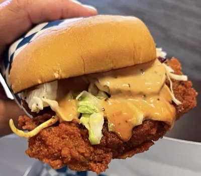 Hotboys Nashville hot chicken sandwich
